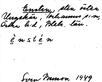 Bild på arkivkortet för arkivposten Ensten