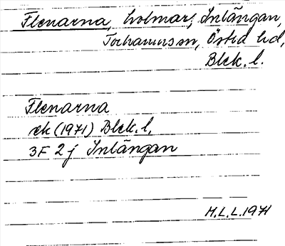 Bild på arkivkortet för arkivposten Flenarna