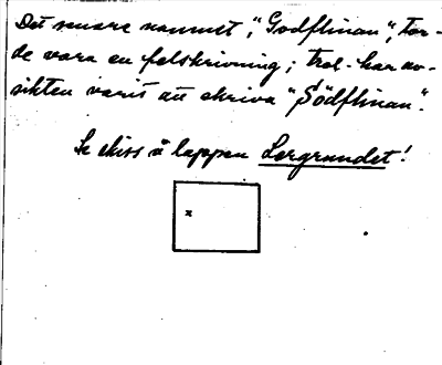Bild på baksidan av arkivkortet för arkivposten Flinan, N. o. S.