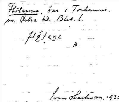 Bild på arkivkortet för arkivposten Flötarna
