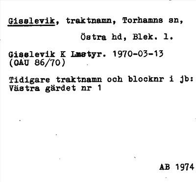Bild på arkivkortet för arkivposten Gisslevik