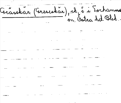 Bild på arkivkortet för arkivposten Grässkär (Greseskär)