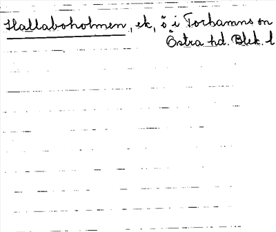 Bild på arkivkortet för arkivposten Hallaboholmen