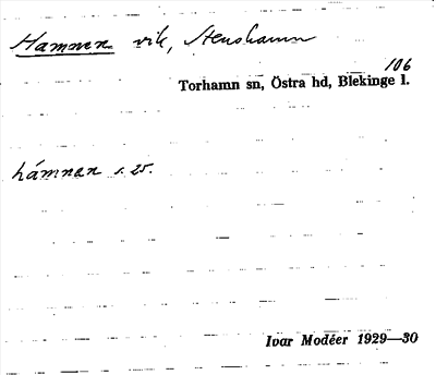 Bild på arkivkortet för arkivposten Hamnen