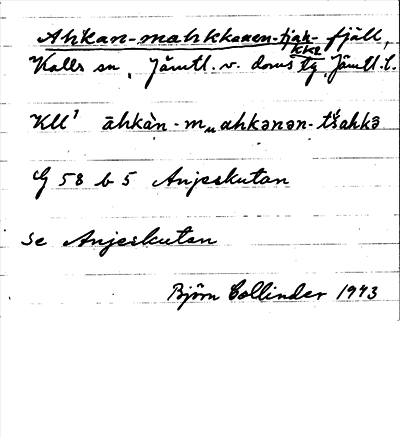 Bild på arkivkortet för arkivposten Ahkan-mahkkenen-tjak