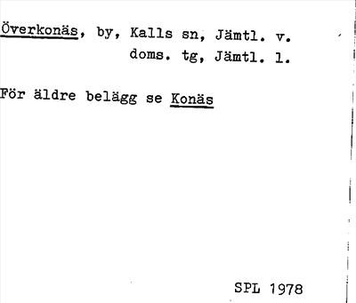 Bild på arkivkortet för arkivposten Överkonäs