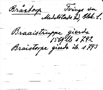 Bild på arkivkortet för arkivposten Bråstorp