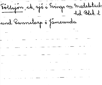 Bild på arkivkortet för arkivposten Föllsjön