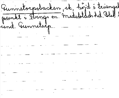 Bild på arkivkortet för arkivposten Gunnetorpsbacken