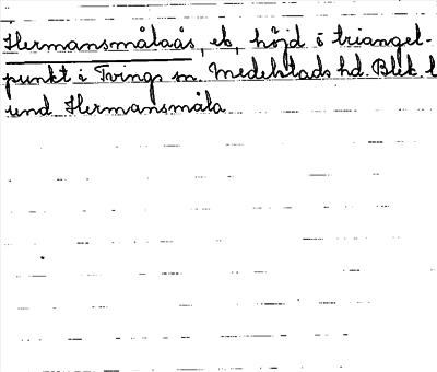 Bild på arkivkortet för arkivposten Hermansmålaås