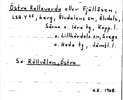 Bild på arkivkortet för arkivposten Östra Rellevarda