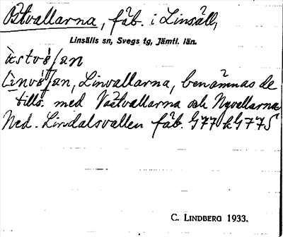 Bild på arkivkortet för arkivposten Östvallarna