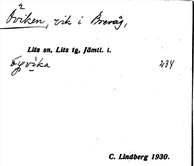 Bild på arkivkortet för arkivposten Öviken