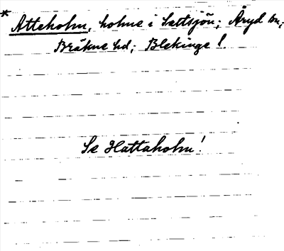 Bild på arkivkortet för arkivposten *Atteholm
