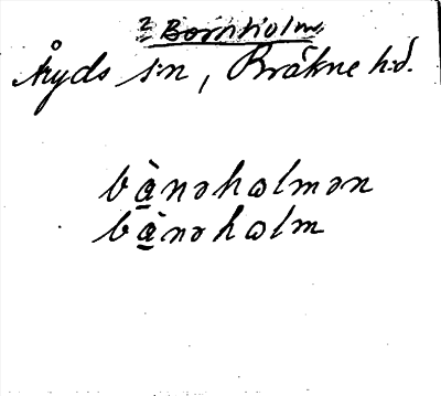 Bild på arkivkortet för arkivposten ?Bornholm