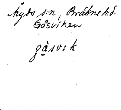 Bild på arkivkortet för arkivposten Gåsviken