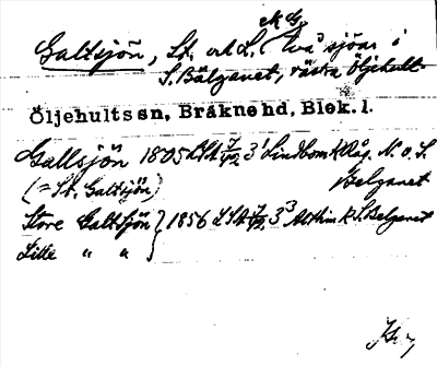 Bild på arkivkortet för arkivposten Galtsjön