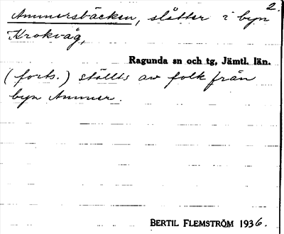 Bild på arkivkortet för arkivposten Ammersbäcken