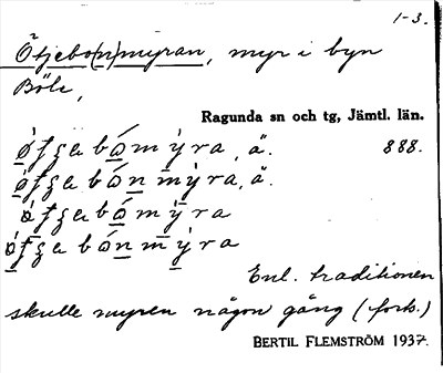 Bild på arkivkortet för arkivposten Ötjebo(n)myran