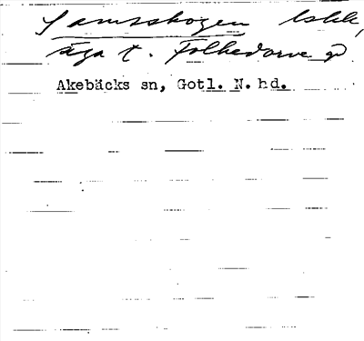 Bild på arkivkortet för arkivposten Samsskogen