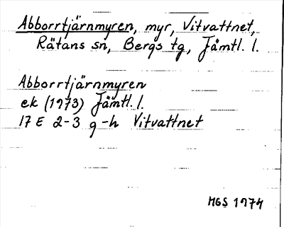 Bild på arkivkortet för arkivposten Abborrtjärnmyren