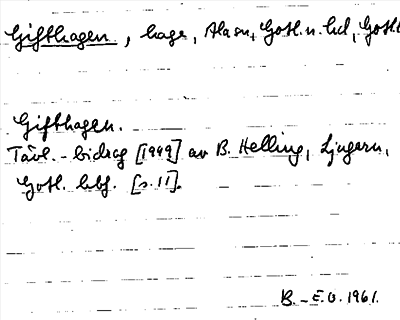 Bild på arkivkortet för arkivposten Gifthagen