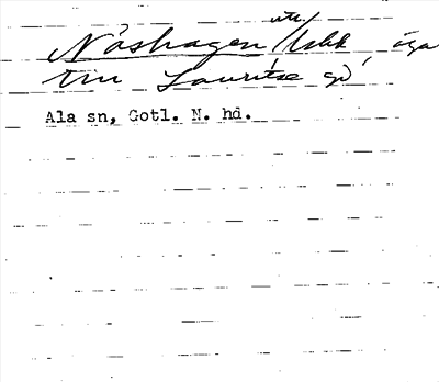 Bild på arkivkortet för arkivposten Näshagen