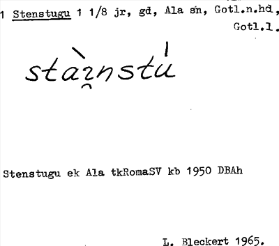 Bild på arkivkortet för arkivposten Stenstugu