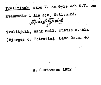 Bild på arkivkortet för arkivposten Trulltjock