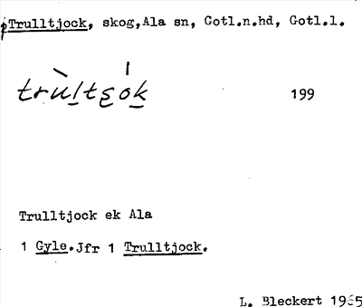 Bild på arkivkortet för arkivposten Trulltjock