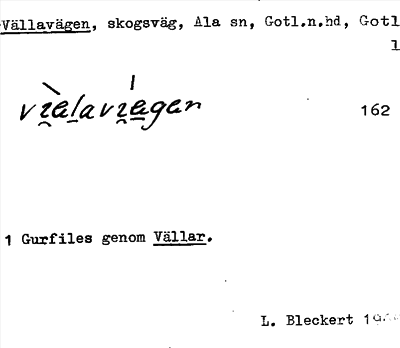 Bild på arkivkortet för arkivposten Vällavägen