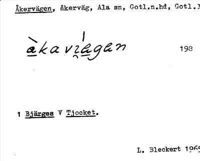 Bild på arkivkortet för arkivposten Åkervägen