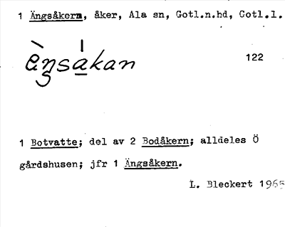 Bild på arkivkortet för arkivposten Ängsåkern