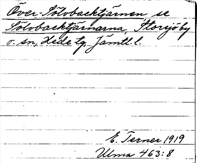 Bild på arkivkortet för arkivposten Över-Sölvbacktjärnen, se Sölvbacktjärnarna