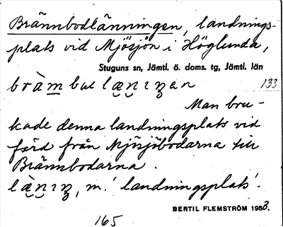 Bild på arkivkortet för arkivposten Brännbodlänningen