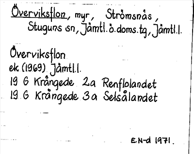 Bild på arkivkortet för arkivposten Överviksflon