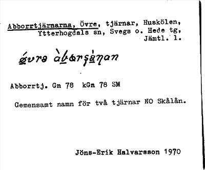 Bild på arkivkortet för arkivposten Abborrtjärnarna, Övre