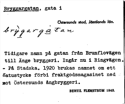 Bild på arkivkortet för arkivposten Bryggargatan