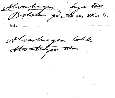 Bild på arkivkortet för arkivposten Alvarhagen