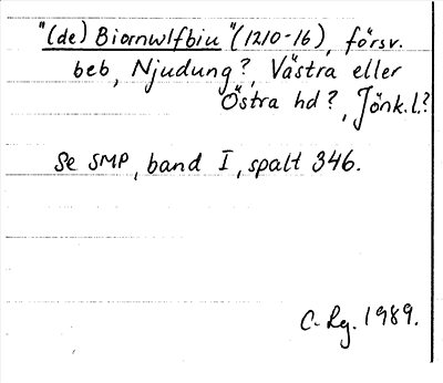 Bild på arkivkortet för arkivposten »Biornwlfbiu»