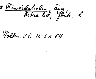 Bild på arkivkortet för arkivposten *Finvidsholm