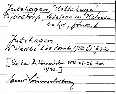 Bild på arkivkortet för arkivposten Jutehagen
