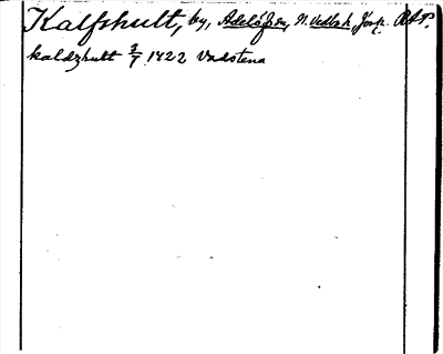 Bild på arkivkortet för arkivposten Kalfshult