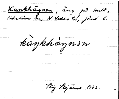 Bild på arkivkortet för arkivposten Kankhägnen