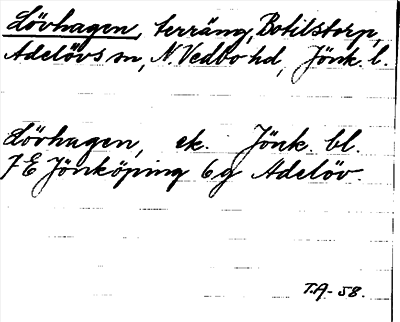 Bild på arkivkortet för arkivposten Lövhagen