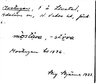 Bild på arkivkortet för arkivposten Mostugan