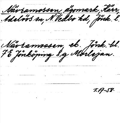 Bild på arkivkortet för arkivposten Nävramossen