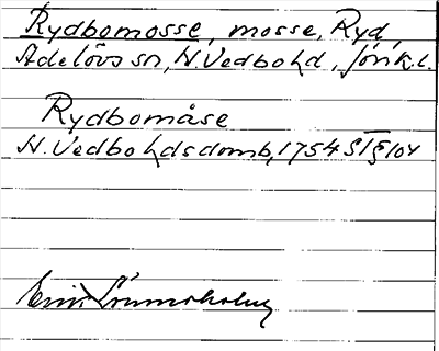 Bild på arkivkortet för arkivposten Rydbomosse