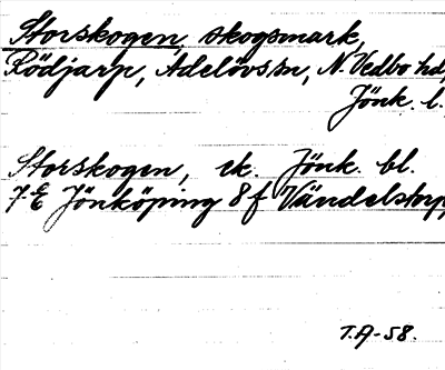 Bild på arkivkortet för arkivposten Storskogen