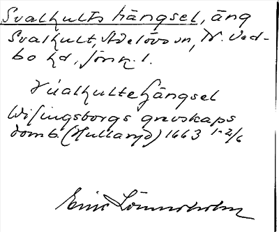 Bild på arkivkortet för arkivposten Svalhults hängsel